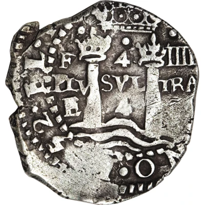 4 Reales - Philip IV back