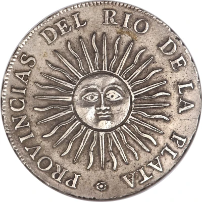 4 Reales Provincias del Rio de la Plata front