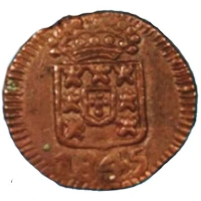 4½ Reis - Maria II Goa front