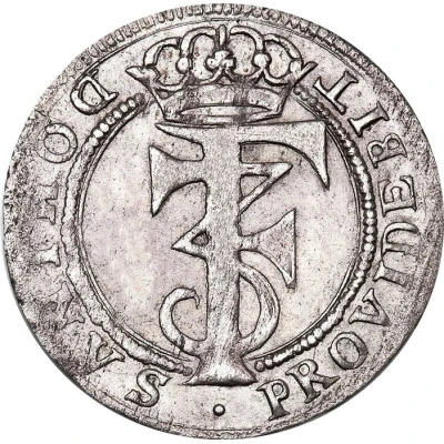 4 Skilling Dansk - Frederik III monogram type front