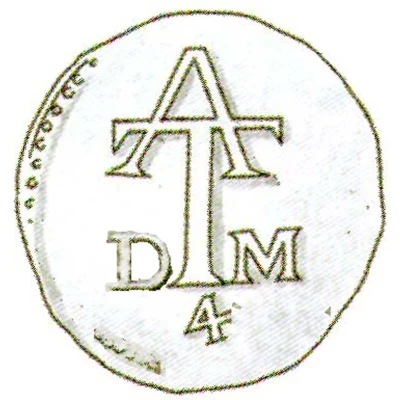 4 Tangas - Filipe III Goa; date obverse, AM back