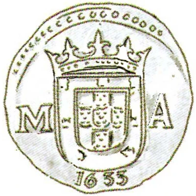 4 Tangas - Filipe III Goa; date obverse, MA front