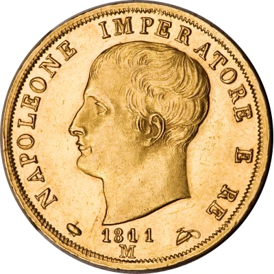 40 Lire - Napoleon I front