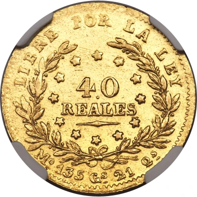 40 Reales Pattern back