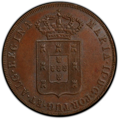 40 Réis - Maria II Colonial Coinage front