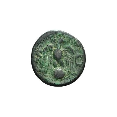 42 Nummi Countermark; As of Vespasian, back