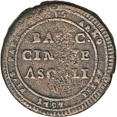 5 Baiocchi - Pius VI back