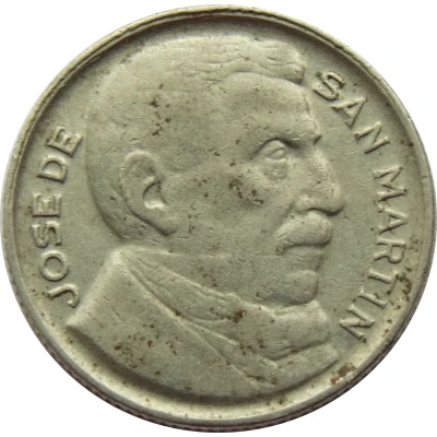 5 Centavos José San Martin back