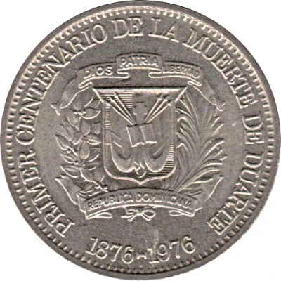 5 Centavos Juan Pablo Duarte front