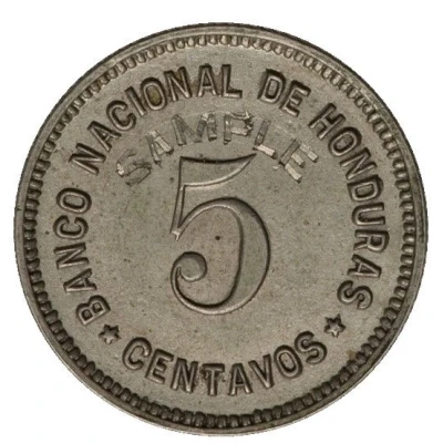 5 Centavos Pattern back