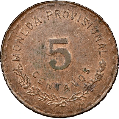 5 Centavos Provisional Government; Short Unfinished Truncation back