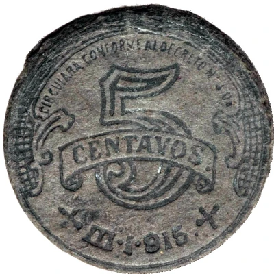 5 Centavos Toluca back