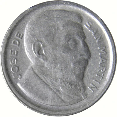 5 Centavos larger head; smooth edge back