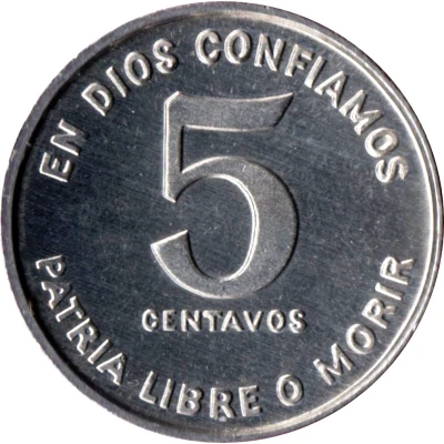 5 Centavos back