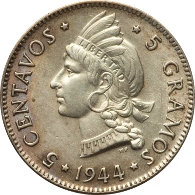 5 Centavos back