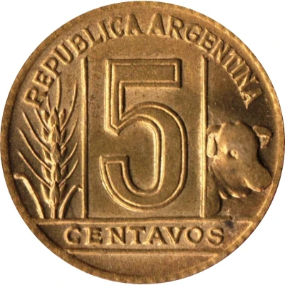 5 Centavos front