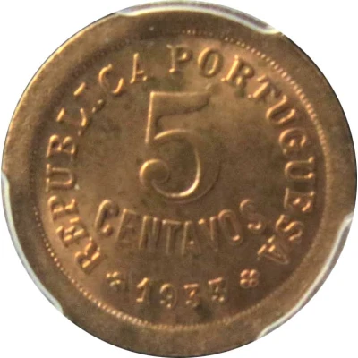 5 Centavos back