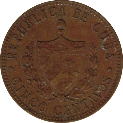 5 Centavos front