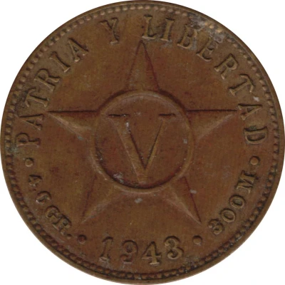 5 Centavos back