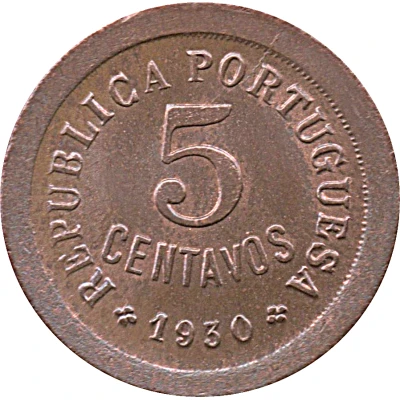 5 Centavos back