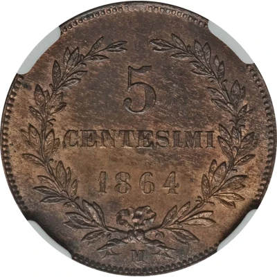 5 Centesimi back