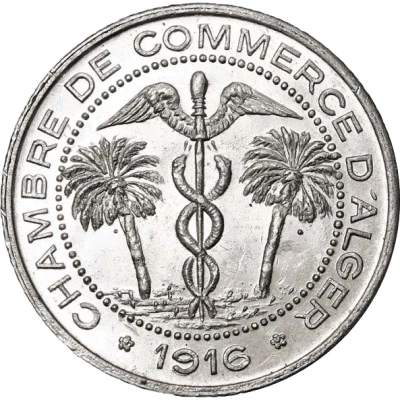 5 Centimes Alger Chamber of Commerce front