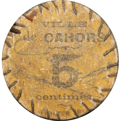 5 Centimes - City of Cahors front