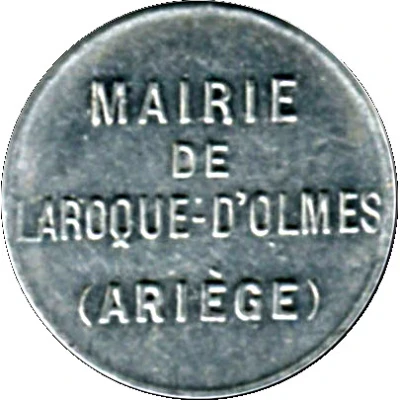 5 Centimes - Mairie de Laroque d'Olmes - Ariége ND front