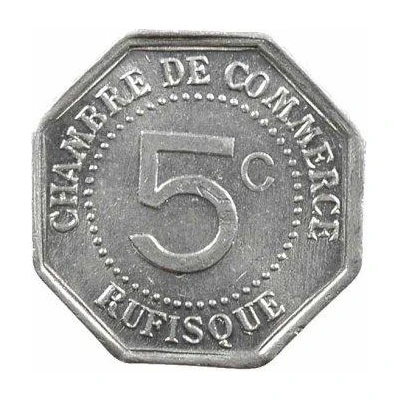 5 Centimes Rufisque back