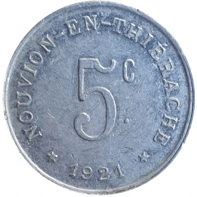 5 Centimes - Union commerciale de Nouvion-en-Thiérache [02] back