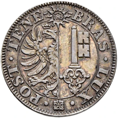 5 Centimes silver; pattern front