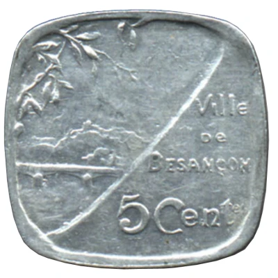 5 Centimes back