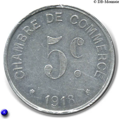 5 Centimes back