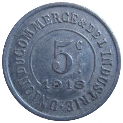 5 Centimes back