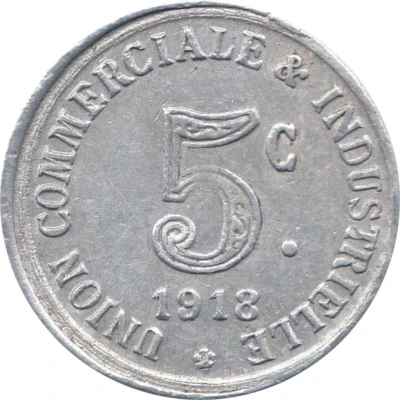 5 Centimes back