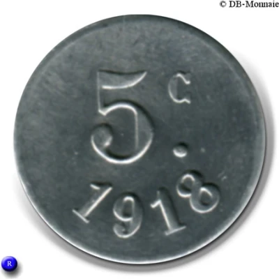 5 Centimes back