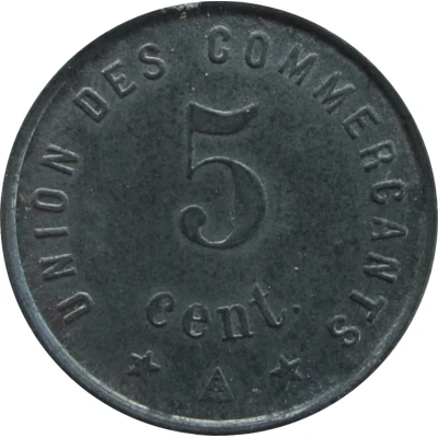 5 Centimes back