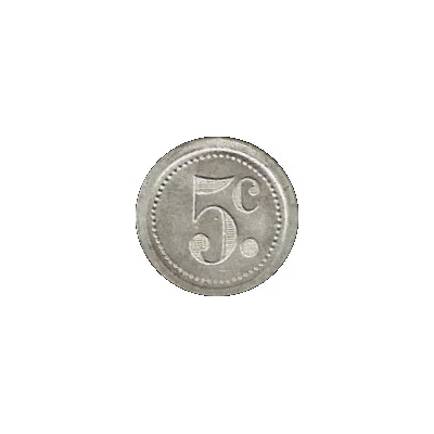 5 Centimes back