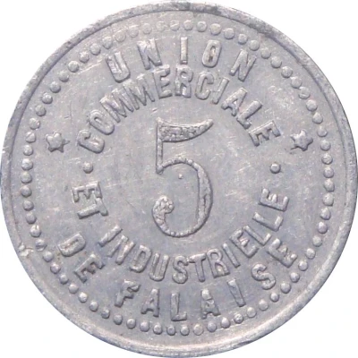 5 Centimes back