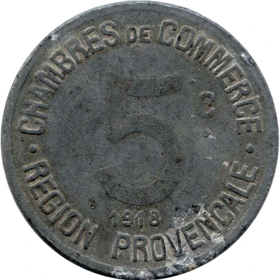 5 Centimes back