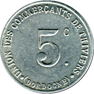 5 Centimes front