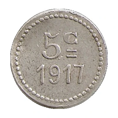 5 Centimes back