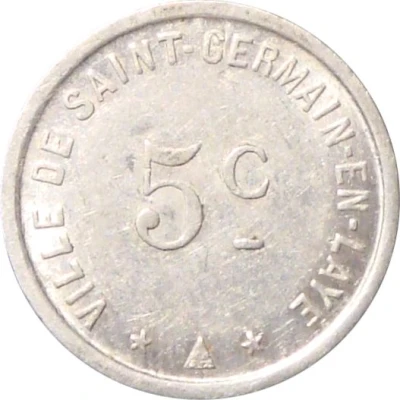 5 Centimes ND front