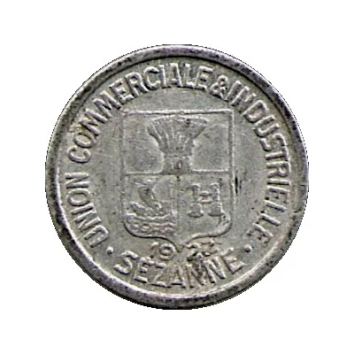 5 Centimes front