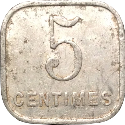 5 Centimes back