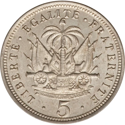 5 Centimes back