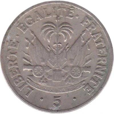 5 Centimes back