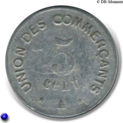 5 Centimes back