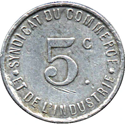 5 Centimes back