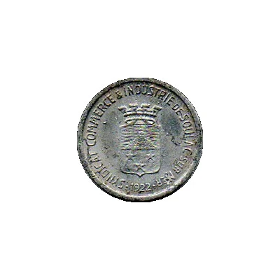 5 Centimes front